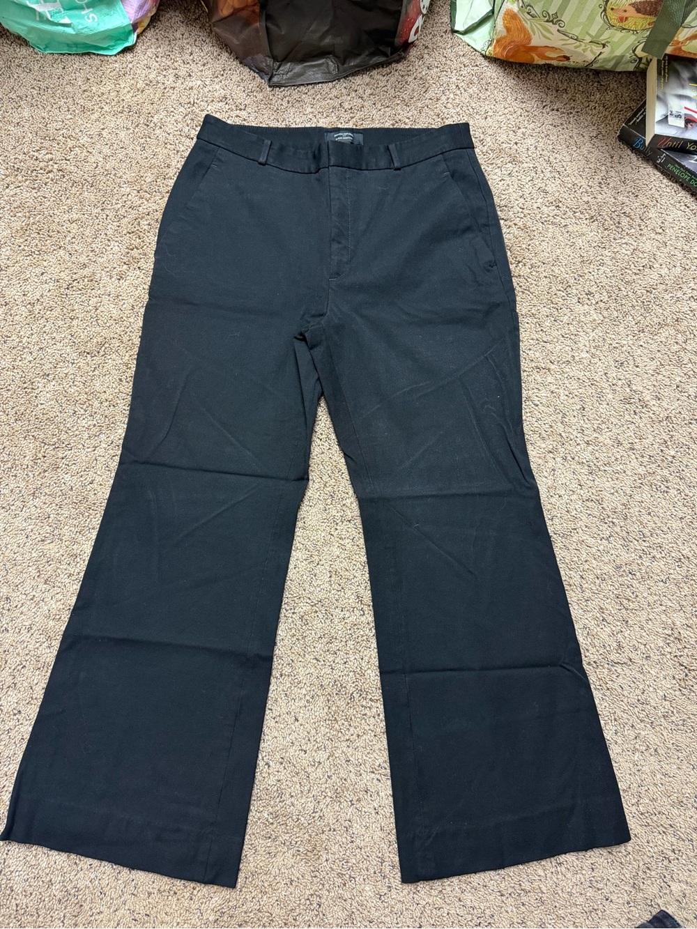 Banana Republic Black Dress Pants — Straight Leg